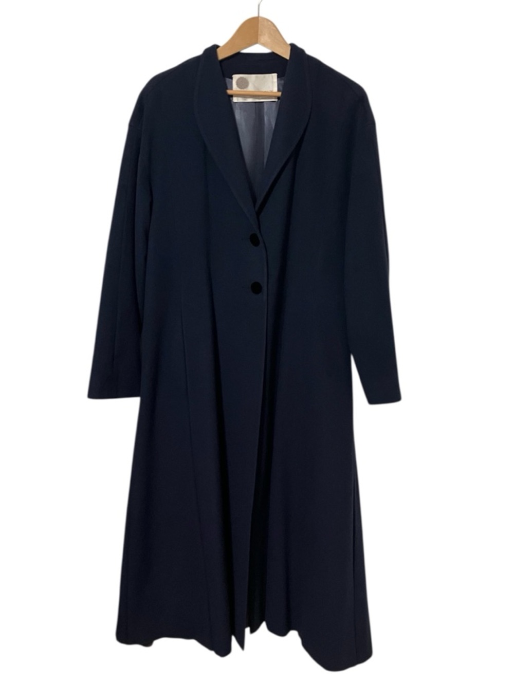 Vintage Henry White Ireland Wool Cashmere Coat High-End Fashion Designer Dublin